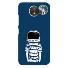 Чехол NASA для Motorola Moto C (XT1750) (AlphaPrint) (Мальчик в шлеме)