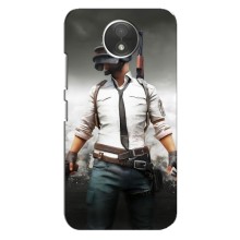 Силиконовый чехол с картинкой "Герой Pubg" на Motorola Moto C (XT1750) – Пабг