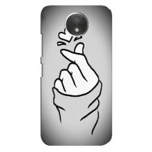 Чохол з принтом для Motorola Moto C (XT1750) (AlphaPrint - Знак сердечка)