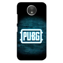 Чехол PUBG для Моторола МОТО C ХТ1750 (AlphaPrint) (Лого PUBG)