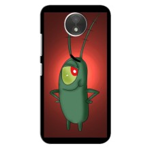 Чехол с картинкой "Одноглазый Планктон" на Motorola Moto C (XT1750) (Стильный Планктон)