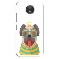 Бампер для Motorola Moto C (XT1750) с картинкой "Песики" – Собака Король