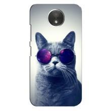 Чехол с принтом для Motorola Moto C (XT1750) (AlphaPrint) Модные коты (Стильный кот)
