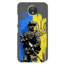 Чохли з принтом (Воїни ЗСУ) для  Motorola Moto C (XT1750) (Солдат ЗСУ)
