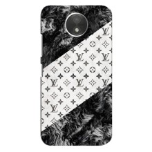 Чехол Стиль Louis Vuitton на Motorola Moto C (XT1750) (LV на белом)