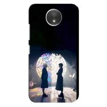 Чехлы Венсдей на Motorola Moto C (XT1750) Уэнсдей (AlphaPrint) (Уэнздей и Инид)