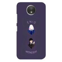 Чехлы Венсдей на Motorola Moto C (XT1750) Уэнсдей (AlphaPrint) (Уэнздей и подруга)