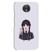 Чехлы Венсдей на Motorola Moto C (XT1750) Уэнсдей (AlphaPrint) (Уэнздей и Вещь)