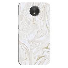 Мраморный чехол на Motorola Moto C (XT1750) (VPrint) (Белый мрамор)