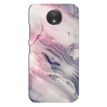 Мраморный чехол на Motorola Moto C (XT1750) (VPrint) (Пурпурный Мрамор)
