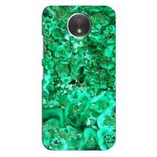 Мраморный чехол на Motorola Moto C (XT1750) (VPrint) (Салатный Мрамор)