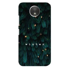 Новогодние, Праздничные Чехлы для Motorola Moto C (XT1750) - 2024 год (Winter)