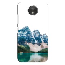 Силиконовый чехол с КАРТИНКАМИ лето для Motorola Moto C (XT1750) (AlphaPrint) (Гори)