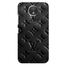 Текстурный Чехол Louis Vuitton для Мото С (Черный ЛВ)