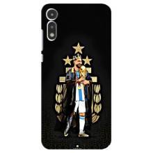 Чехлы для Motorola MOTO E 2020 (Leo чемпион) (AlphaPrint) (Месси Король)
