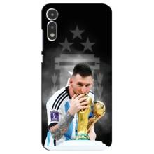 Чехлы для Motorola MOTO E 2020 (Leo чемпион) (AlphaPrint) (Месси Чемпион)