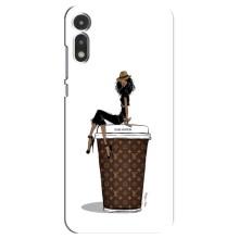 Чохли Луі Вітон для Motorola MOTO E 2020 (AlphaPrint - LOUIS VUITTON) (кава LOUIS VUITTON)