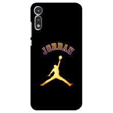 Чехлы для Motorola MOTO E 2020 - с картинкой JORDAN (AlphaPrint) (Jordan Gold)