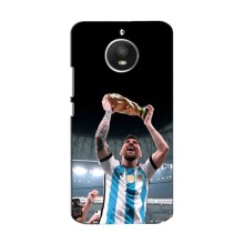 Чехлы Лео Месси Аргентина для Motorola Moto E Plus (XT1771) (Счастливый Месси)