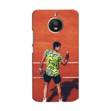 Чехлы с принтом Спортивная тематика для Motorola Moto E Plus (XT1771) – Алькарас Теннисист