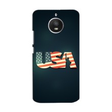 Чехол Флаг USA для Motorola Moto E Plus (XT1771) (USA)