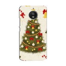 Чехол Новогодняя Елка на Motorola Moto E Plus (XT1771) (Новогодний принт)
