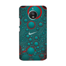 Силиконовый Чехол на Motorola MOTO E Plus (XT1771) с картинкой Nike (Найк зеленый)