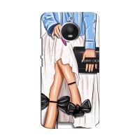 Силиконовый Чехол на Motorola Moto E Plus (XT1771) с картинкой Стильных Девушек – Мода