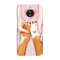 Чехол (ТПУ) Милые собачки для Motorola Moto E (XT1762) (Любовь к собакам)