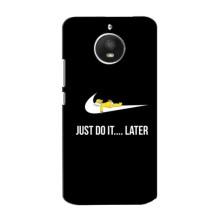 Силиконовый Чехол на Motorola MOTO E (XT1762) с картинкой Nike – Later