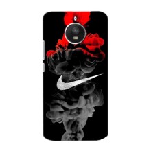 Силиконовый Чехол на Motorola MOTO E (XT1762) с картинкой Nike (Nike дым)