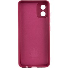 Чехол Silicone Cover Lakshmi Full Camera (A) для Motorola Moto E13 – Бордовый