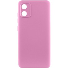 Чехол Silicone Cover Lakshmi Full Camera (AA) для Motorola Moto E13 (Розовый)