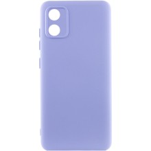 Чохол Silicone Cover Lakshmi Full Camera (AA) для Motorola Moto E13 (Бузковий)