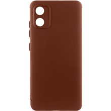 Чохол Silicone Cover Lakshmi Full Camera (AA) для Motorola Moto E13 (Коричневий)