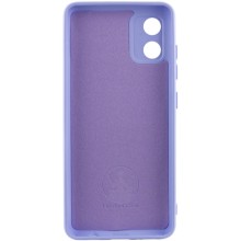 Чохол Silicone Cover Lakshmi Full Camera (AA) для Motorola Moto E13 – Бузковий