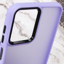 Чохол TPU+PC Lyon Frosted для Motorola Moto E13 – Фіолетовий