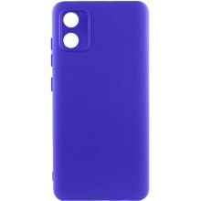 Чохол TPU GETMAN Liquid Silk Full Camera для Motorola Moto E13 – Синій