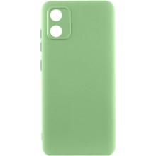 Чохол TPU GETMAN Liquid Silk Full Camera для Motorola Moto E13 – Зелений