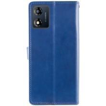 Шкіряний чохол-книжка GETMAN Gallant (PU) для Motorola Moto E13 – Синій