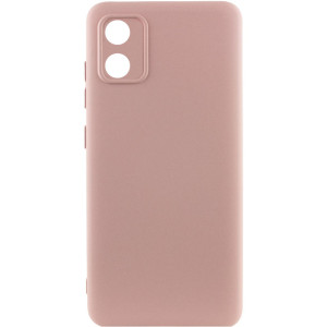 Чехол Silicone Cover Ummi Lakshmi Full Camera (AA) для Motorola Moto E13 – Розовый