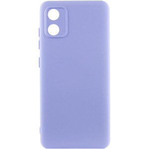 Чехол Silicone Cover Ummi Lakshmi Full Camera (AA) для Motorola Moto E13 – Сиреневый