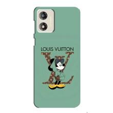 Чехлы Луи Витон для Motorola MOTO E13 (AlphaPrint - LOUIS VUITTON) (Микки Маус LV)