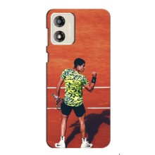 Чехлы с принтом Спортивная тематика для Motorola MOTO E13 – Алькарас Теннисист
