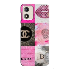 Чехол (Dior, Prada, YSL, Chanel) для Motorola MOTO E13 (Модница)