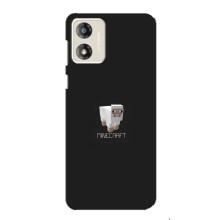 Чехол Майнкрафт на Motorola MOTO E13 (AlphaPrint) Minecraft (Овечка Майнкрафт)