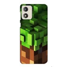 Чехол Майнкрафт на Motorola MOTO E13 (AlphaPrint) Minecraft (текстура Майнкрафт)
