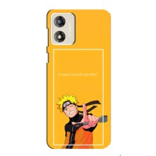 Чохли з принтом НАРУТО на Motorola MOTO E13 (Даттебайо)