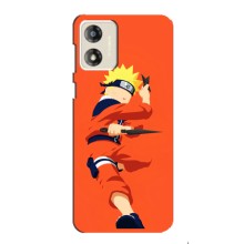 Чохли з принтом НАРУТО на Motorola MOTO E13 (Силует Наруто)