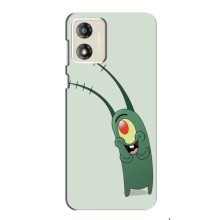 Чехол с картинкой "Одноглазый Планктон" на Motorola MOTO E13 (Милый Планктон)